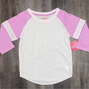 💞 New Little Girls 6x Reglan Baseball Tee